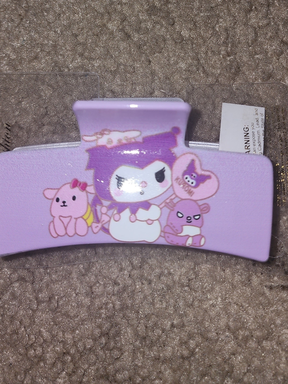 Sanrio Hair Clip Lavender Character w/Cute Friends $10 NWT
